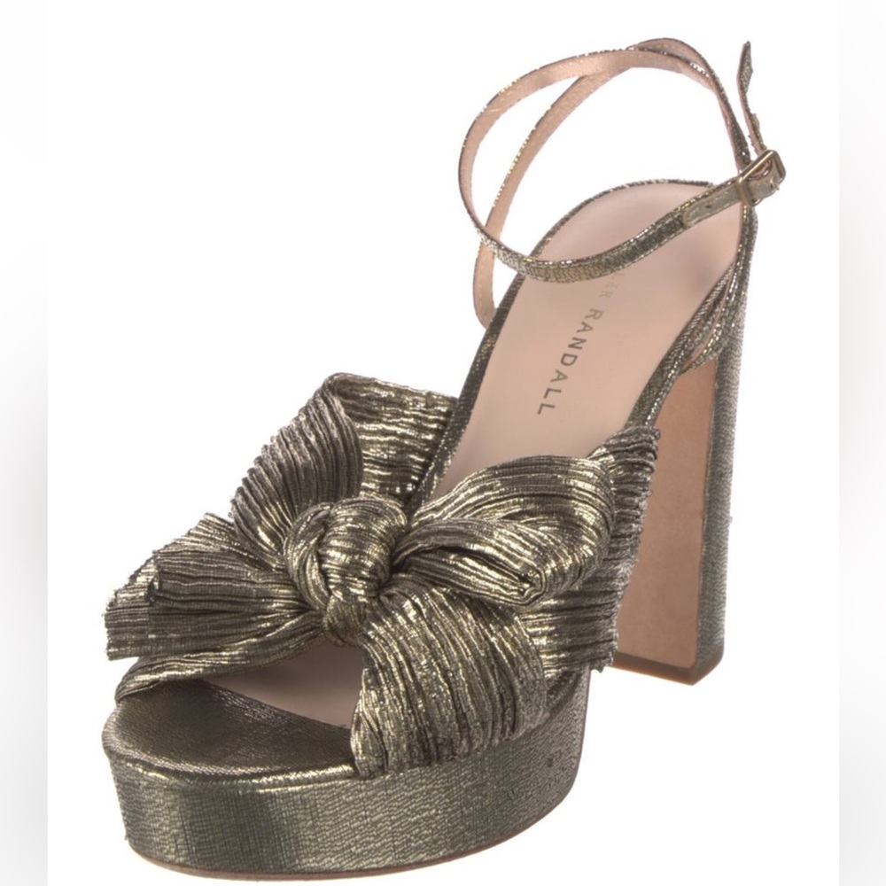 Loeffler Randall Gold Natalia sandal